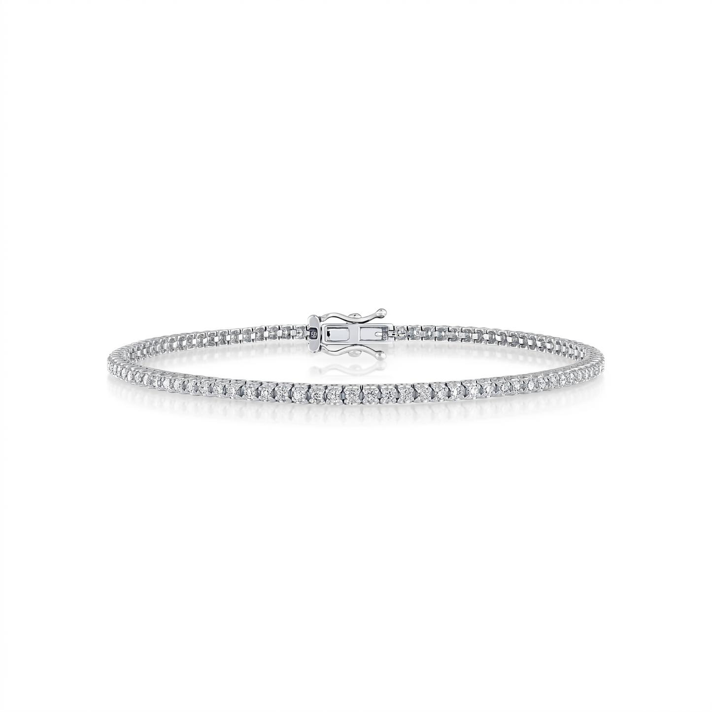 Diamond Tennis Bracelet — 14K Gold