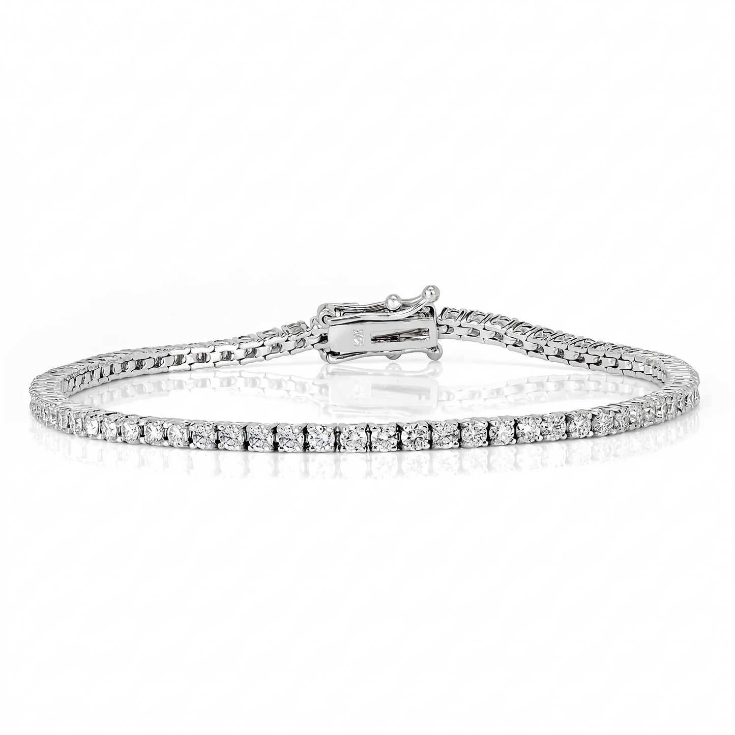 Diamond Tennis Bracelet — 14K Gold