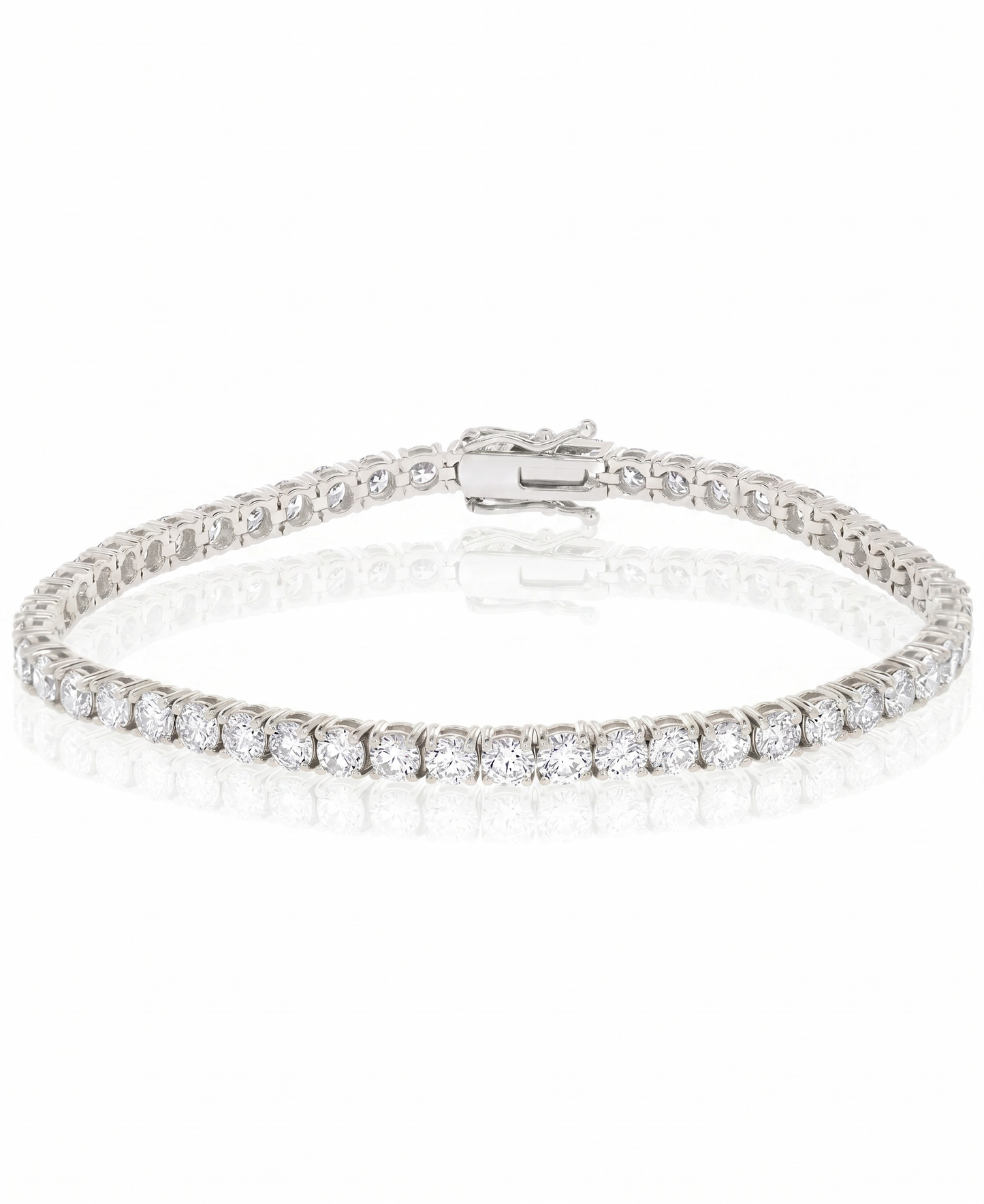 Diamond Tennis Bracelet — 14K Gold